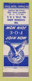 Matchbook Cover - Eagles Club Grants Pass OR