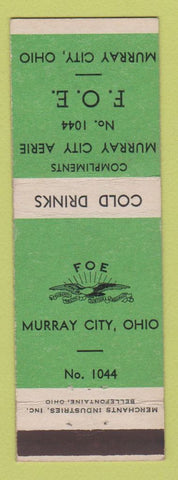 Matchbook Cover - Eagles Club Murray City OH