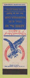 Matchbook Cover - Eagles Club Bakersfield CA