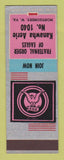 Matchbook Cover - Eagles Club Montgomery WV SAMPLE