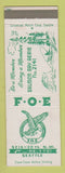 Matchbook Cover - Eagles Club Seattle WA