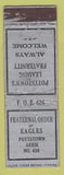 Matchbook Cover - Eagles Club Pottstown PA WORN
