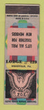 Matchbook Cover - Eagles Club Meadville PA