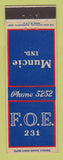 Matchbook Cover - Eagles Club Muncie IN WEAR