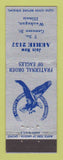 Matchbook Cover - Eagles Club Waukegan IL