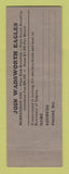 Matchbook Cover - Eagles Club Wadsworth OH