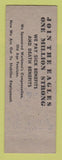 Matchbook Cover - Eagles Club Lancaster OH