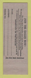 Matchbook Cover - Eagles Club Steubenville OH