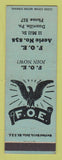 Matchbook Cover - Eagles Club Danville PA BLUE