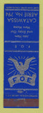 Matchbook Cover - Eagles Club Catawissa