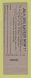 Matchbook Cover - Eagles Club Santa Fe NM