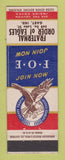 Matchbook Cover - Eagles Club Gary IN