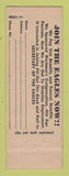 Matchbook Cover - Eagles Club Gary IN