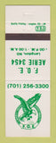 Matchbook Cover - Eagles Club Langdon ND