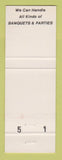 Matchbook Cover - Eagles Club Langdon ND