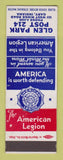 Matchbook Cover - Eagles Club Glen Park Gary IN SAMPLE