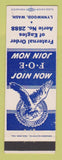 Matchbook Cover - Eagles Club Lynwood WA