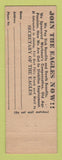 Matchbook Cover - Eagles Club Gardner MA