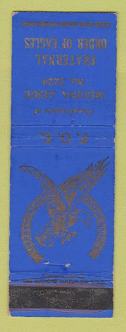 Matchbook Cover - Eagles Club Medina OH WEAR