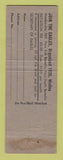 Matchbook Cover - Eagles Club Medina OH WEAR
