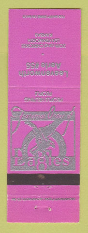 Matchbook Cover - Eagles Club Leavenworth KS