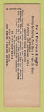 Matchbook Cover - Eagles Club Cincinnati OH