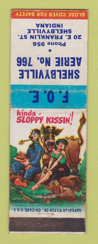 Matchbook Cover - Eagles Club Shelbyville IN hillbilly
