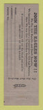 Matchbook Cover - Eagles Club Mount Vernon OH