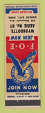 Matchbook Cover - Eagles Club Kansas City KS