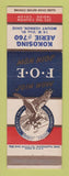 Matchbook Cover - Eagles Club Mount Vernon OH