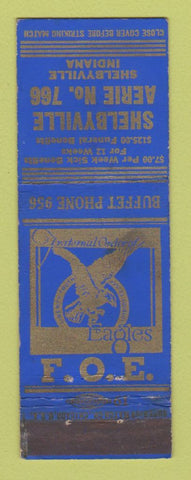 Matchbook Cover - Eagles Club Shelbyville IN