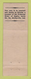 Matchbook Cover - Eagles Club Shelbyville IN