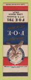 Matchbook Cover - Eagles Club Long Beach CA