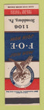 Matchbook Cover - Eagles Club Stroudsburg PA
