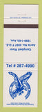 Matchbook Cover - Eagles Club Campbell River BC