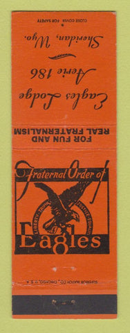Matchbook Cover - Eagles Club Sheridan WY ORANGE