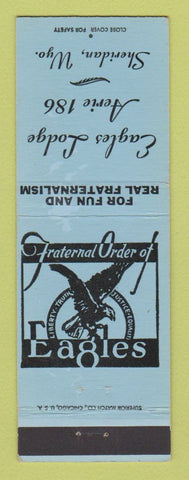 Matchbook Cover - Eagles Club Sheridan WY BLUE WEAR