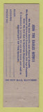 Matchbook Cover - Eagles Club York PA