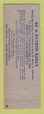 Matchbook Cover - Eagles Club Rock Island IL