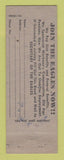Matchbook Cover - Eagles Club Kewanee IL