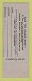 Matchbook Cover - Eagles Club Stroudsburg PA