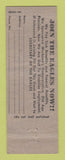 Matchbook Cover - Eagles Club Massillion OH