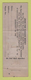 Matchbook Cover - Eagles Club Washington PA WEAR