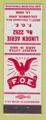 Matchbook Cover - Eagles Club Columbus OH WWII