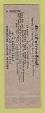Matchbook Cover - Eagles Club Green River WY
