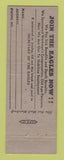 Matchbook Cover - Eagles Club Cedar Rapids IA