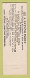 Matchbook Cover - Eagles Club Puyallup WA