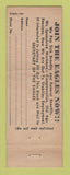 Matchbook Cover - Eagles Club Steubenville OH