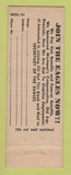 Matchbook Cover - Eagles Club Lima OH