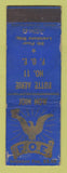 Matchbook Cover - Eagles Club Butte MD WORN